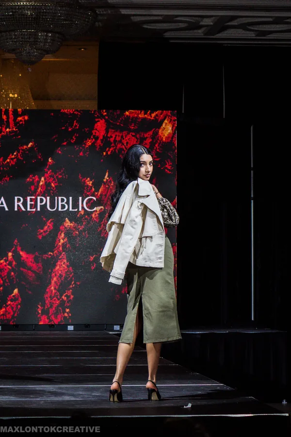 Khushi on the runway at Schulich Charity Fashion Week
