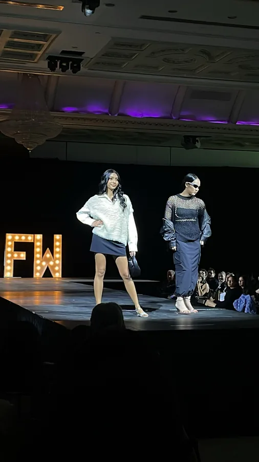 Models on the Schulich Charity Fashion Week runway